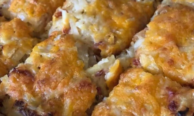 Cheesy Potato and Bacon Casserole - TINSUF