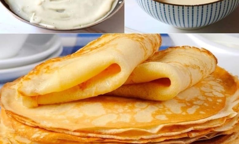 Classic Homemade Crepes - TINSUF