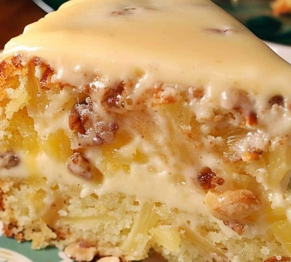 The Delight of Pineapple Nut Cake