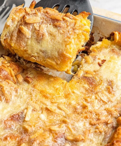 Almond Custard Bake