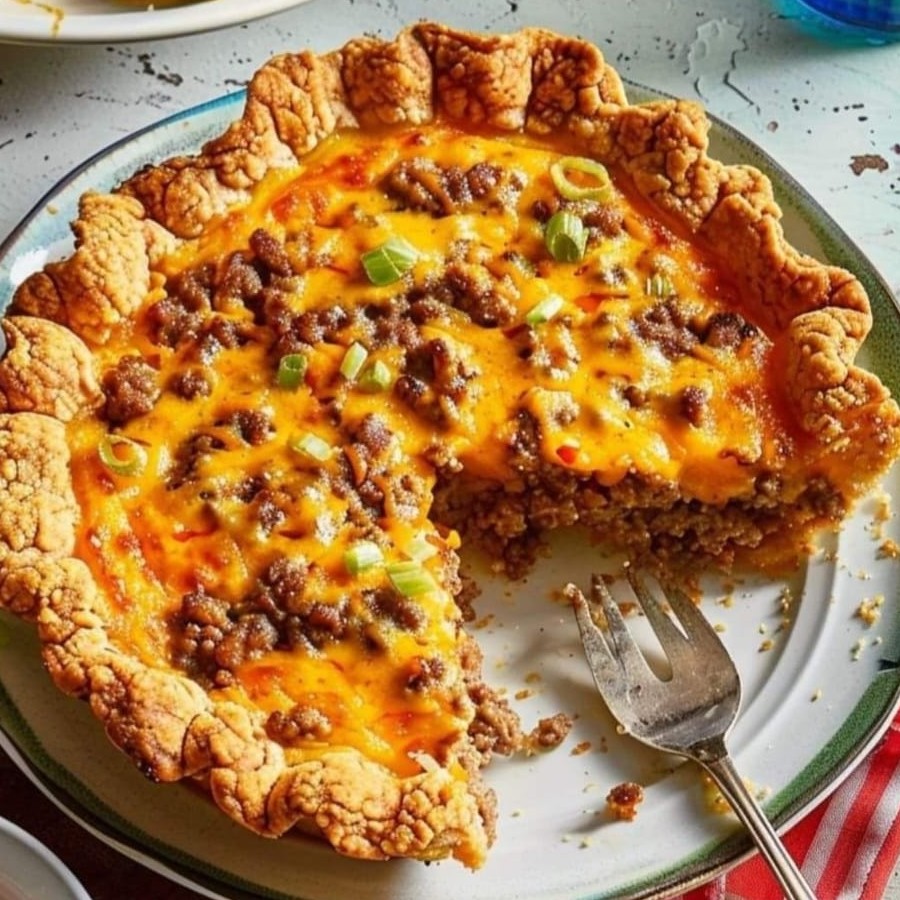 Ground Beef and Cheese Pie