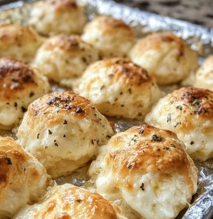 Garlic Cheese Bombs