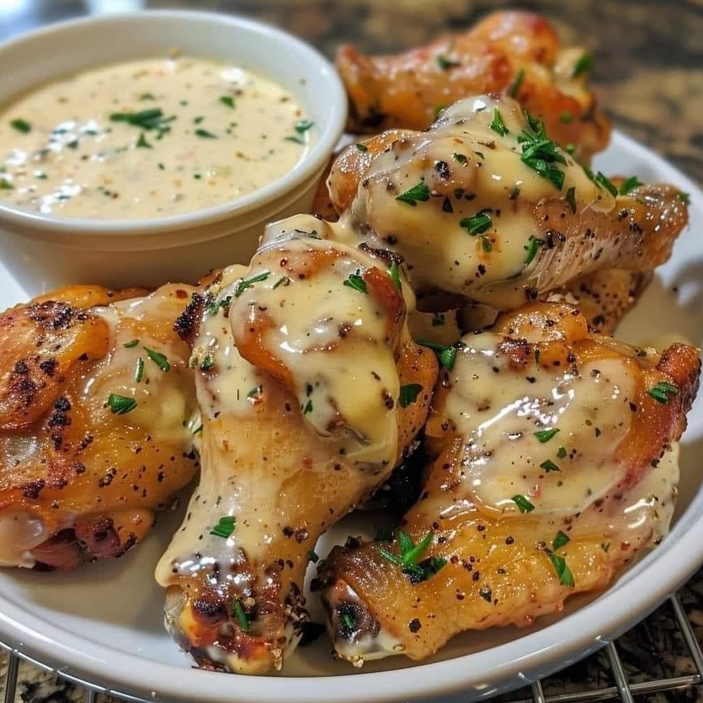 Garlic Parmesan Chicken Wings