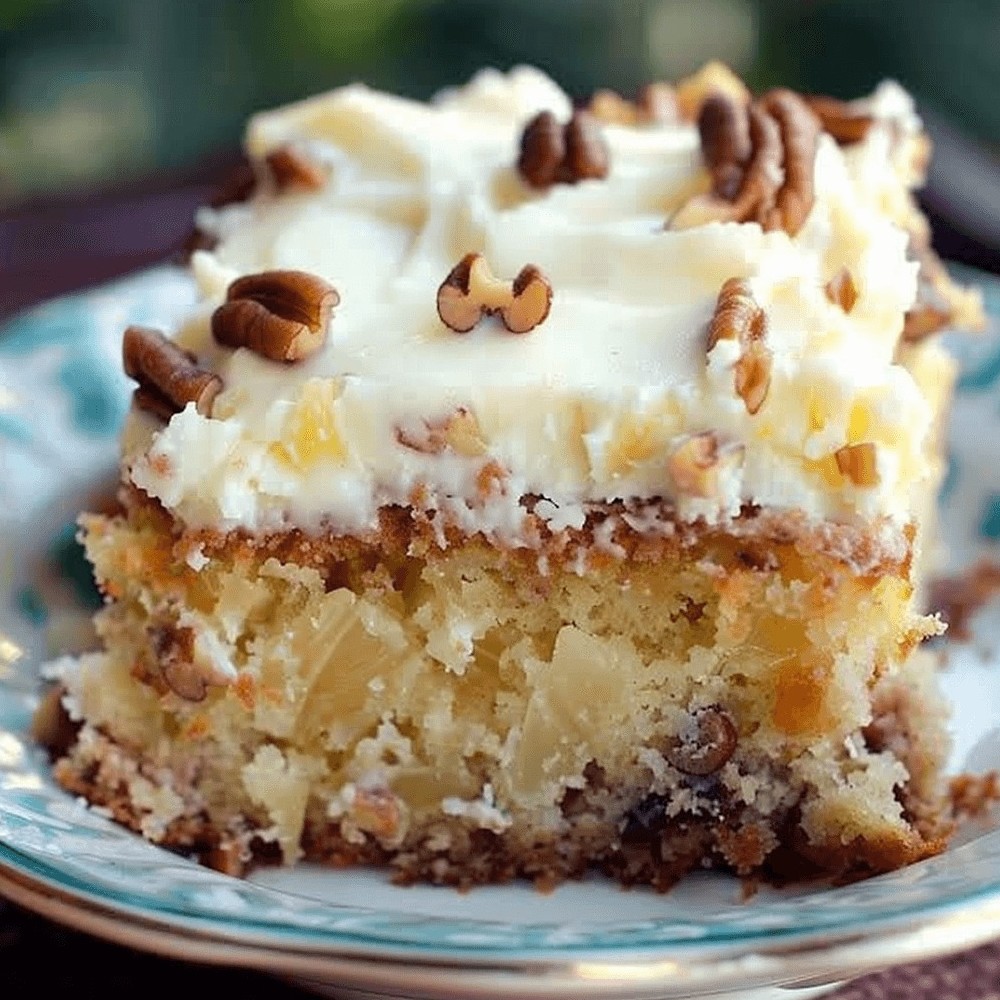 Tropical Pineapple Coconut Cake Recipe