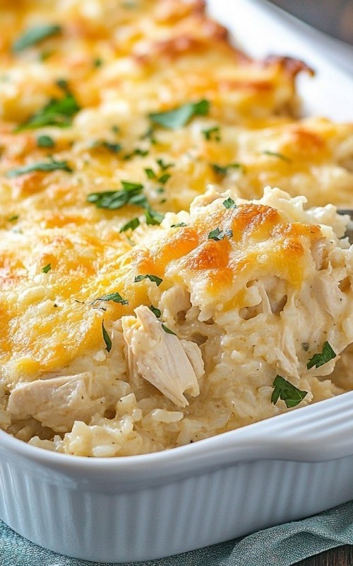 Creamy Chicken and Rice Casserole