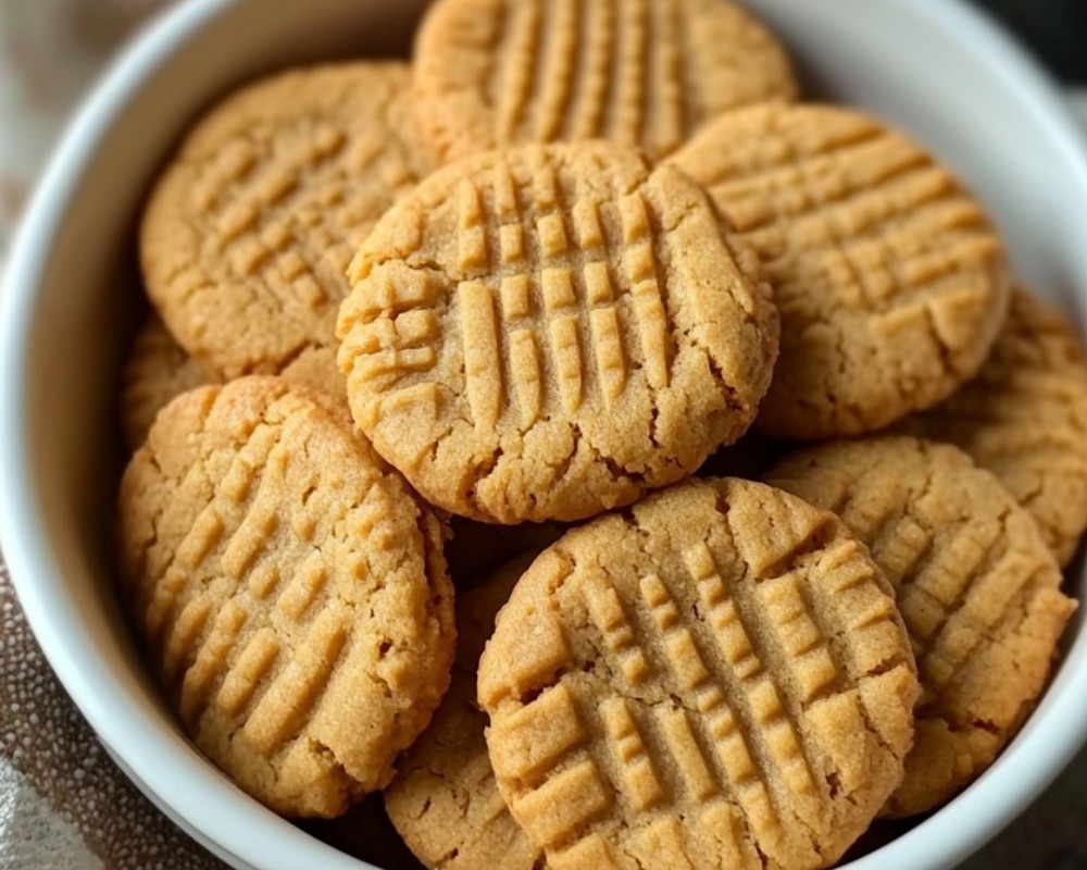 3 Ingredient Peanut Butter Cookies Recipe