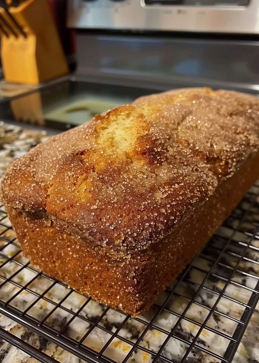 Sugar-Crusted Vanilla Bean Loaf Recipe