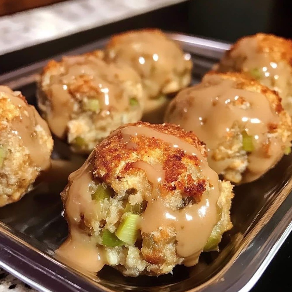 Stuffing Balls with Gravy