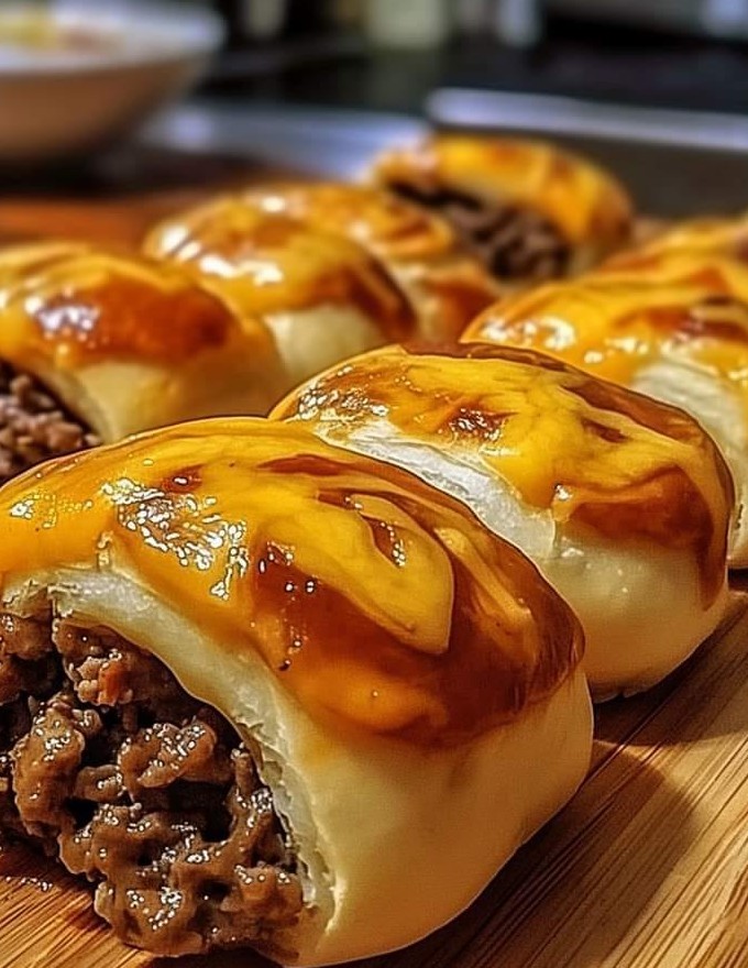 Savory Beef-Stuffed Buns: A Delicious Handheld Treat"