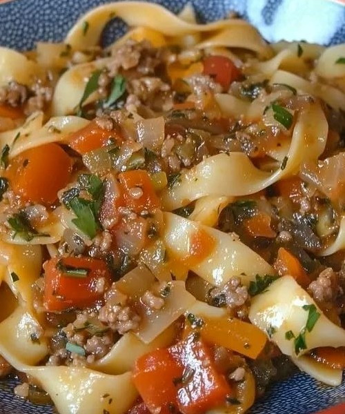 Pappardelle with Bolognese Sauce Recipe
