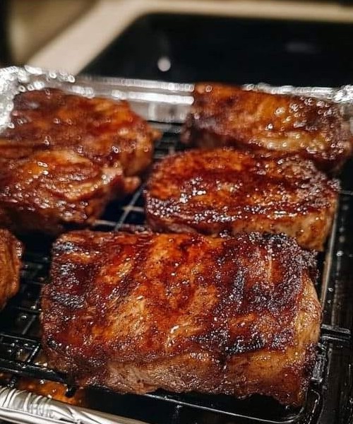 Recipe for Glazed Grilled Pork Chops