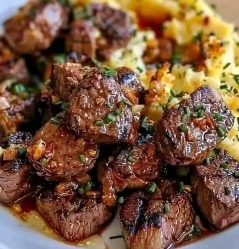 Garlic Butter Steak Bites