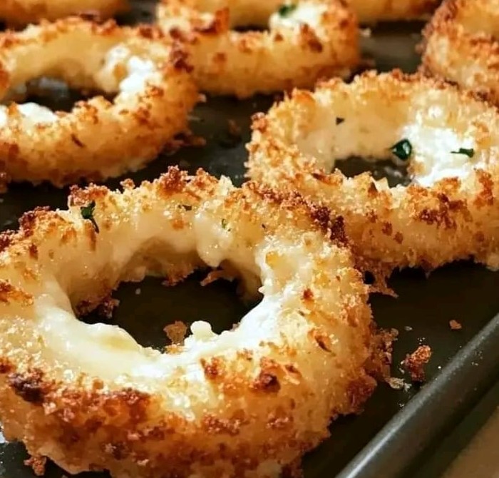 Crispy Baked Onion Rings Recipe