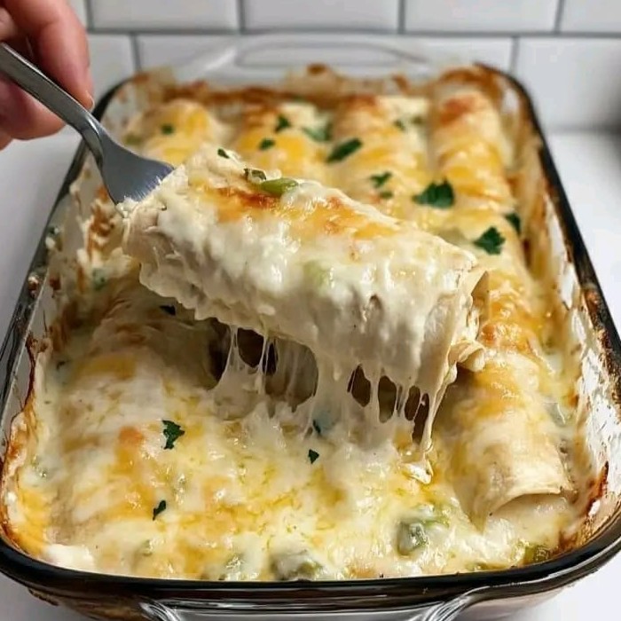 Creamy Chicken Enchilada Casserole Recipe