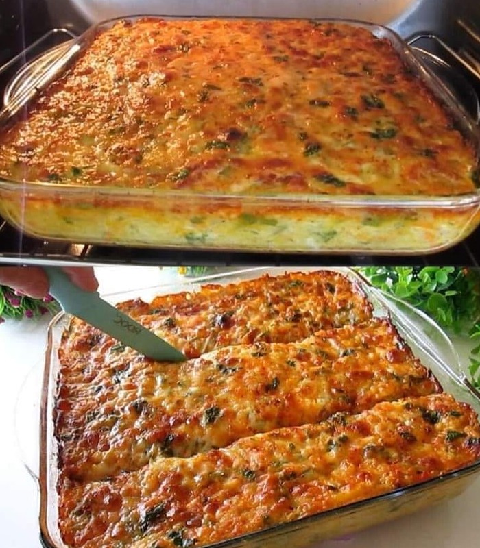 Cheesy Spinach Casserole Recipe