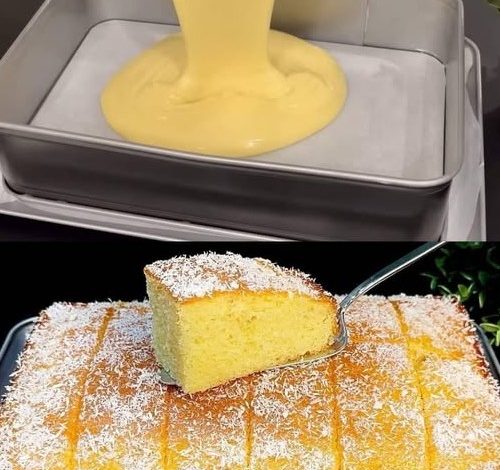Coconut Semolina Cake
