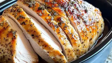 A Perfectly Roasted Herb-Crusted Turkey Breast