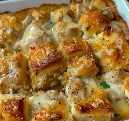 Cheesy Chicken and Bread Casserole Recipe New York Times recipes