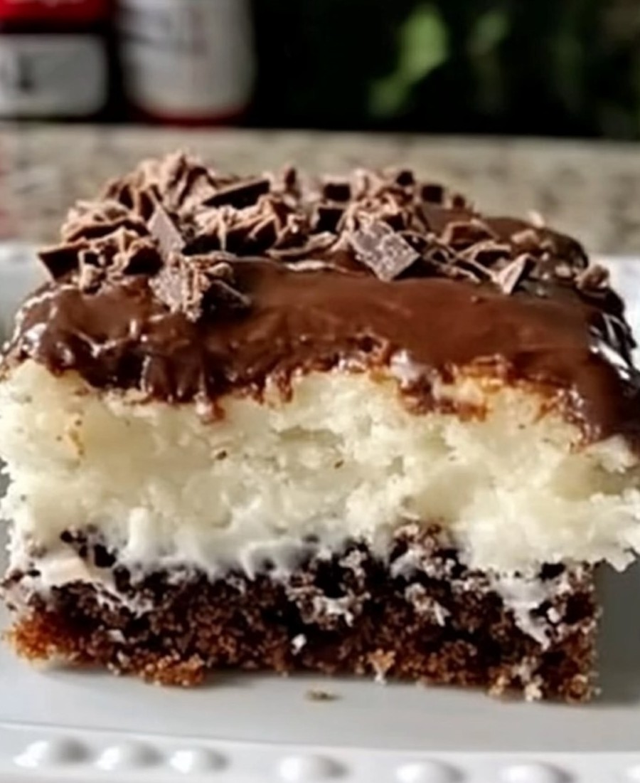 Heavenly Coconut and Chocolate Layer Cake