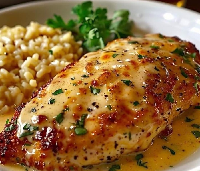 https://tinsuf.com/creamy-garlic-butter-chicken-breast-with-herb-sauce/