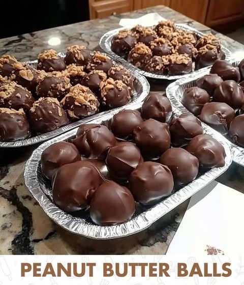 Chocolate Peanut Butter Balls Recipe