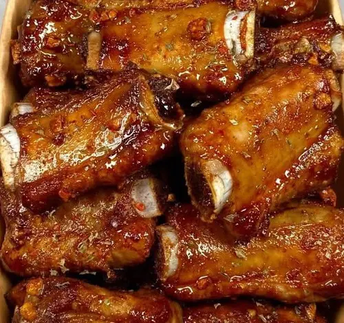 Sticky Honey Garlic Ribs Recipe
