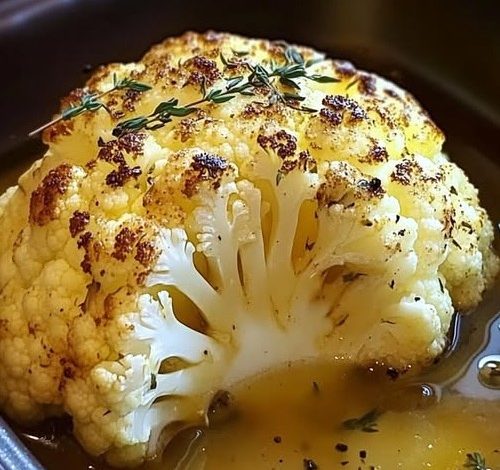 Whole Roasted Cauliflower Recipe