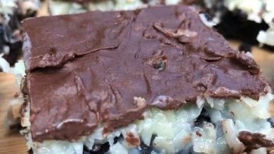 Coconut Chocolate Layer Brownies Recipe