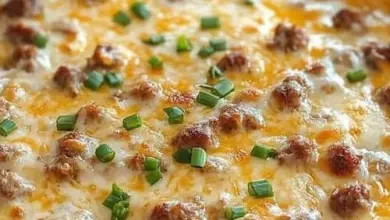 Cheesy Potato & Smoked Sausage Casserole Recipe