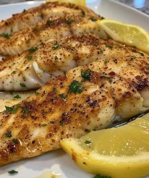 Lemon Herb Baked Fish Recipe