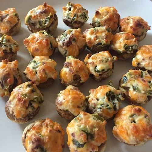 Cheesy Stuffed Mushrooms