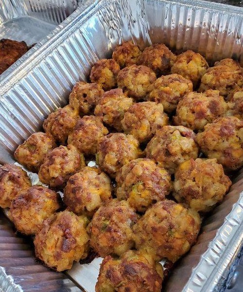 Savory Sausage Stuffing Balls