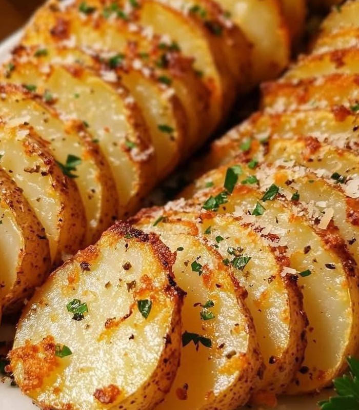 Garlic Parmesan Roasted Potatoes