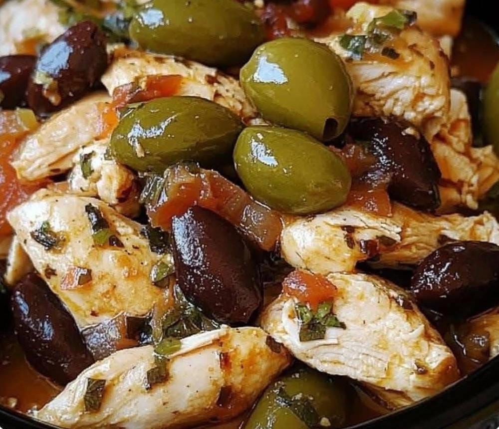Slow Cooker Mediterranean Chicken