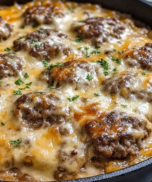 Amish Hamburger Steak Bake 