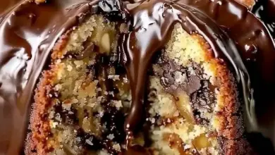 Decadent German Chocolate Pecan Pound Cake Delight