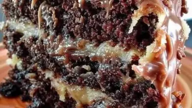 Homemade German Chocolate Cake 