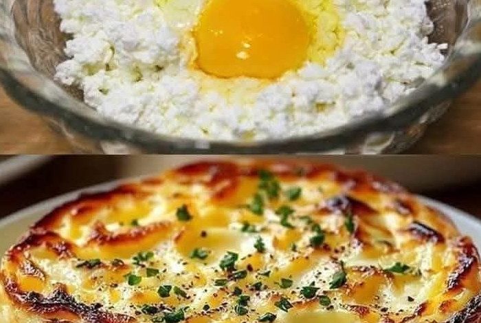 Baked Cottage Cheese Eggs