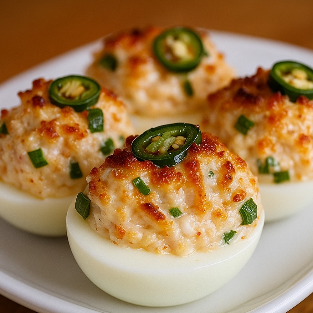 Jalapeño Popper Deviled Eggs