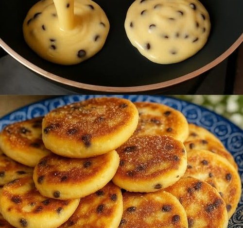 Yogurt and Chocolate Chip Pancakes (No Oven!)