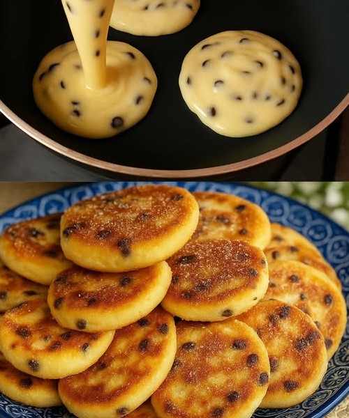 Yogurt and Chocolate Chip Pancakes (No Oven!)