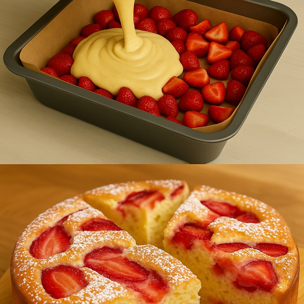 Moist Strawberry Cake