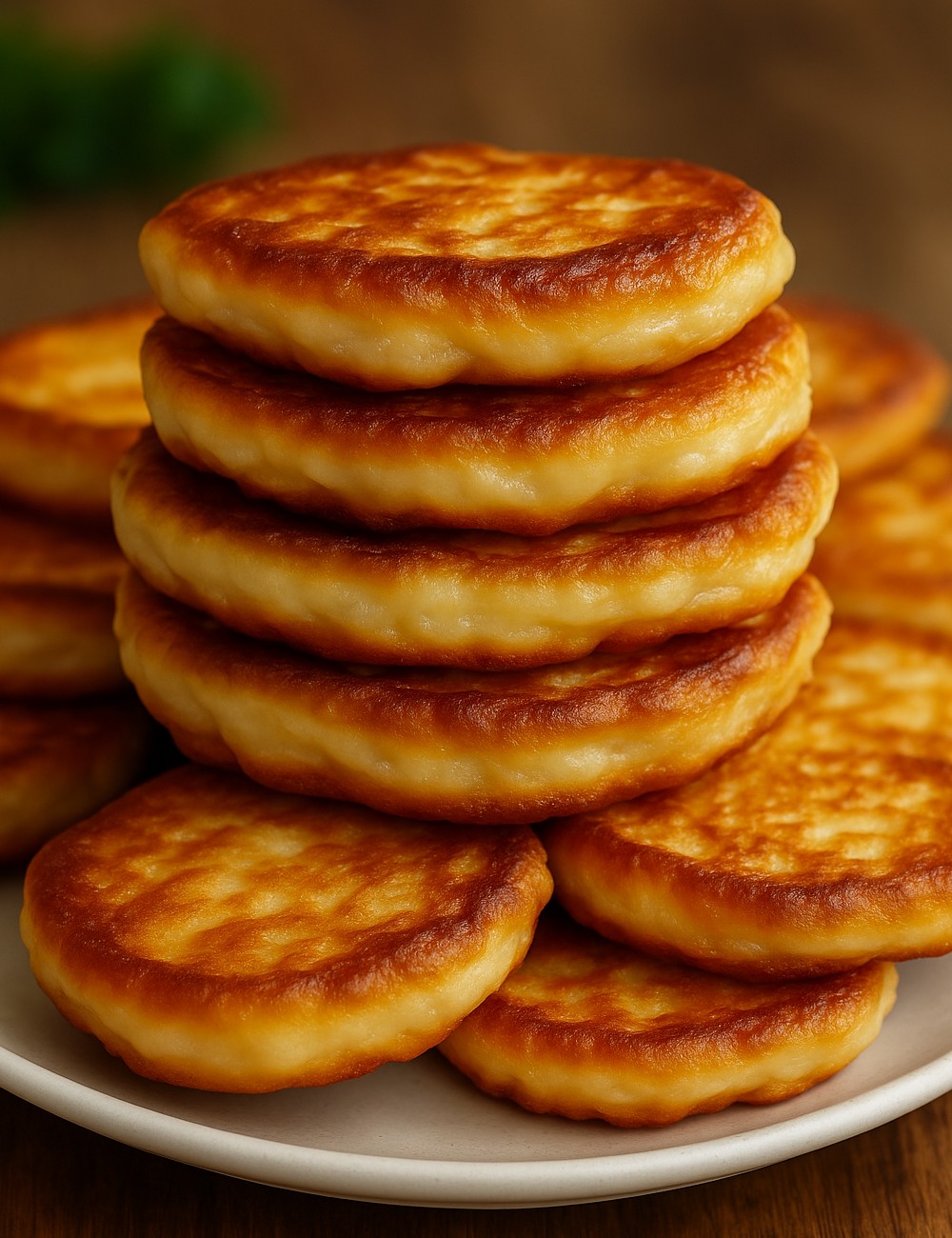 Healthy Apple Oatmeal Pancakes