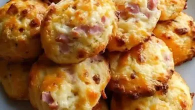 Ham and Cheese Savory Biscuits