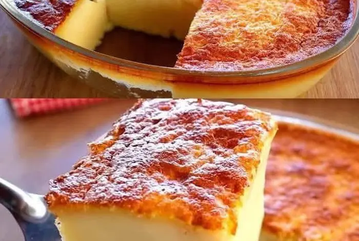Easy 10-Minute Custard Cake