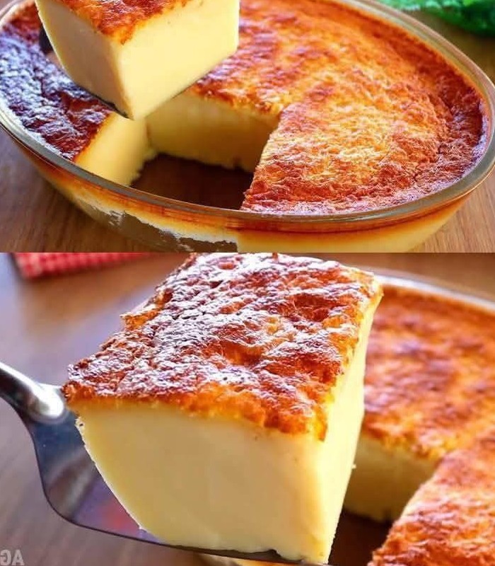 Easy 10-Minute Custard Cake