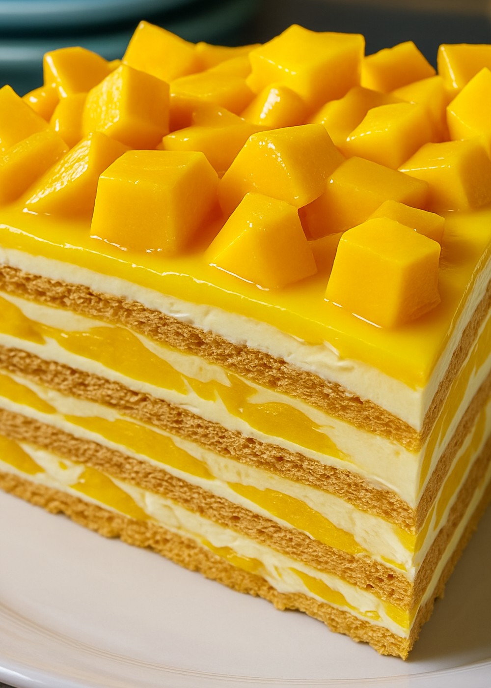 Homemade Mango Carlota