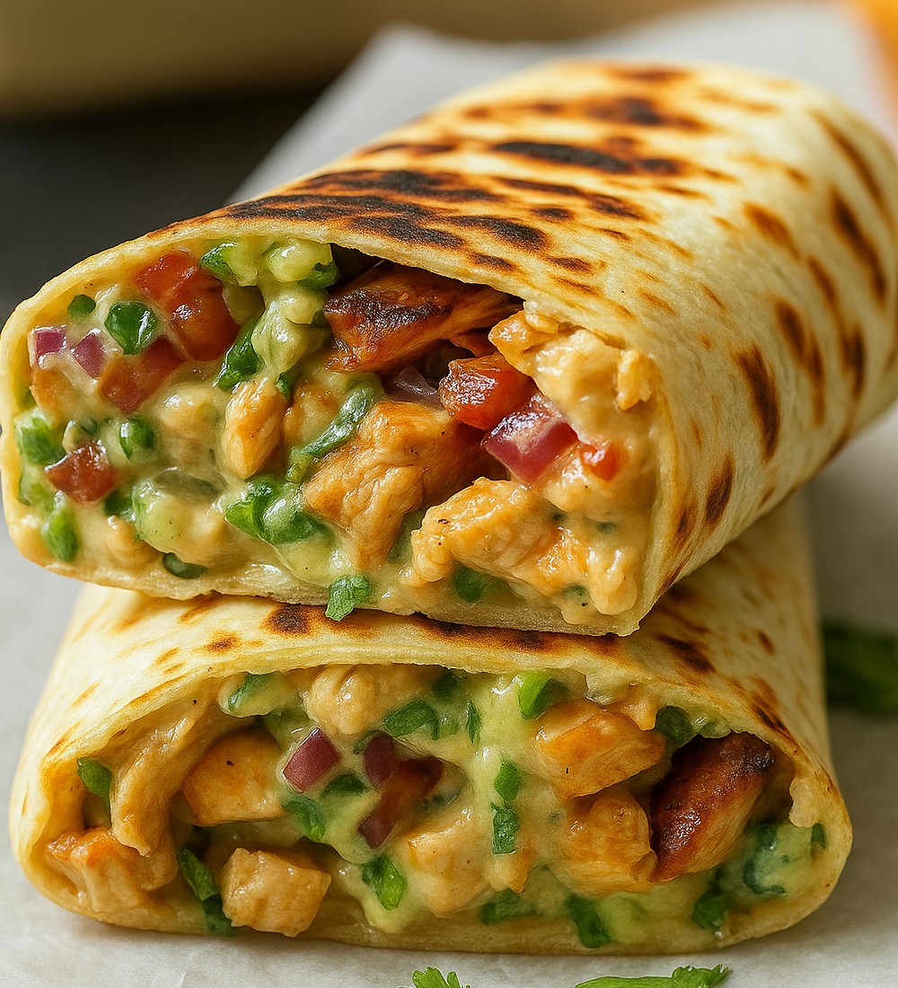 Chipotle Ranch Grilled Chicken Burrito