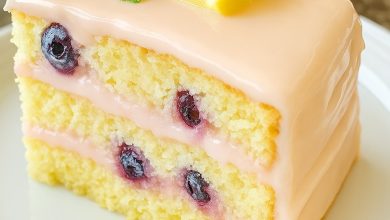 Blueberry Lemonade Buttermilk Cake