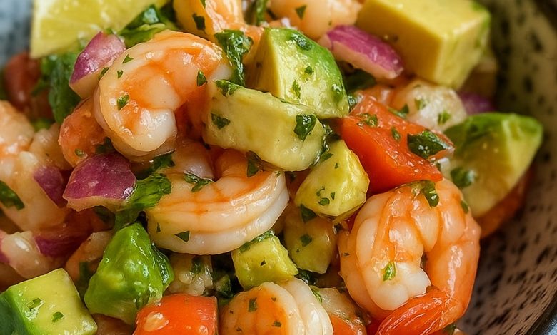 Zesty Lime Shrimp and Avocado Salad